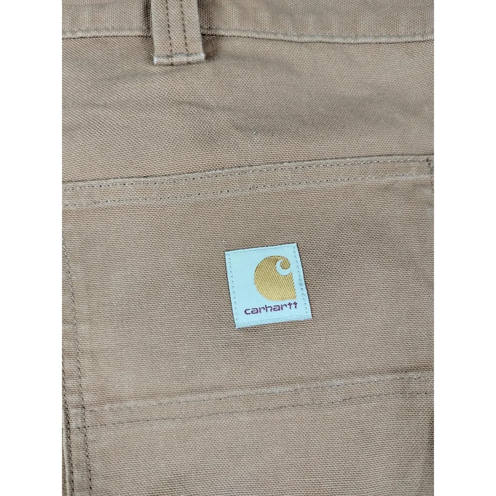 Carhartt Pants Mens 42 Brown Rugged Flex Duck Utility Straight Fit‎ Work Wear